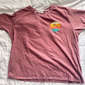 purple miami beach tshirt
